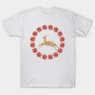 Retro Reindeer Ornament T-Shirt